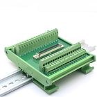 Adaptador de los bloques de terminales del montaje del carril del estruendo de SCSI 68 Pin Connector con el cable de 1 metro