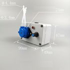 Bomba de medición peristáltica del índice de corriente ajustable que dosifica la bomba para el análisis de agua del laboratorio del acuario