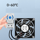 Ventilador automático de Adujstable de la temperatura para el recinto eléctrico Mini Fan Cooler Radiator de la caja de Contorller