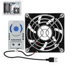 Ventilador automático de Adujstable de la temperatura para el recinto eléctrico Mini Fan Cooler Radiator de la caja de Contorller