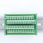 24 tableros del desbloqueo de los bloques de terminales del divisor de la distribución del eje del cableado de la fuente de alimentación de las maneras