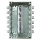 Electrical Enclosure Conduit Junction Box 250*150*200mm with UK2.5B Din Rail Terminal Blocks