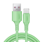 Tipo de carga rápido cable del cordón USB del silicón líquido de datos de C 5A para Android